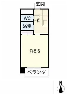 富士レイホービル第5【2階】の間取り