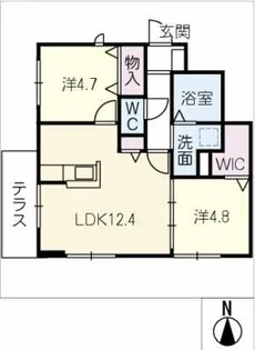 AntiqueⅢ【1階】の間取り