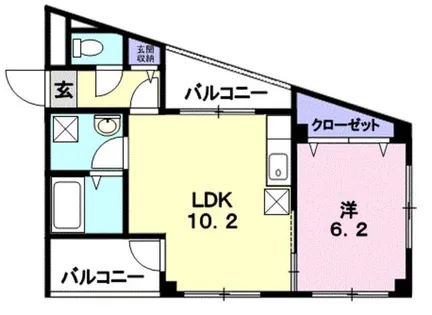 バードレイク北山【3階】の間取り