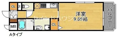 ラパン【3階】の間取り