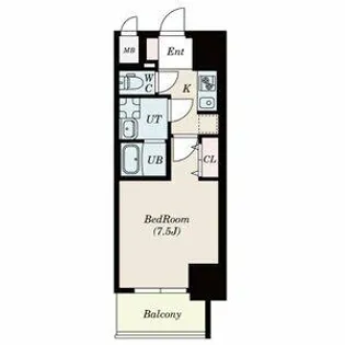 S-RESIDENCE上飯田駅前【206号室】の間取り