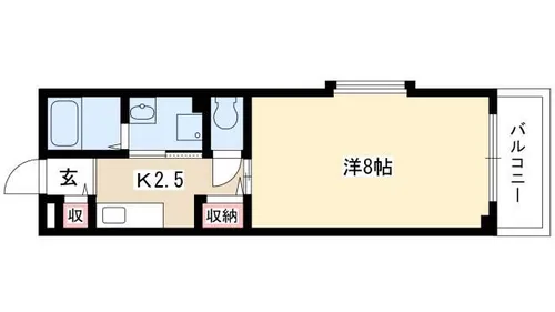 アーバン東山【301号室】の間取り