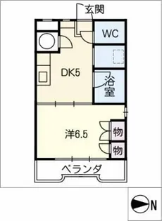 サウスメゾンラコリン【1階】の間取り