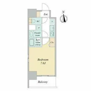 グランドゥール名駅西【8階】の間取り