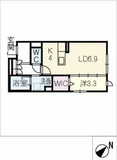 アンビエラ宝が丘【1階】の間取り