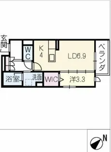 アンビエラ宝が丘【2階】の間取り