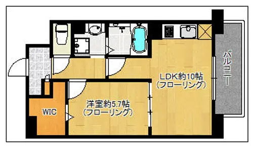 サクラート駅南【7階】の間取り