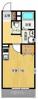 ハートフル岡場駅前【2階】の間取り