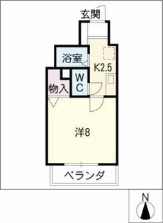 オアシス丸の内 SOUTH【7階】の間取り