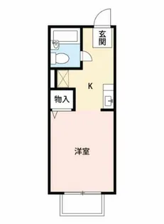 ホワイトハイツ【1階】の間取り