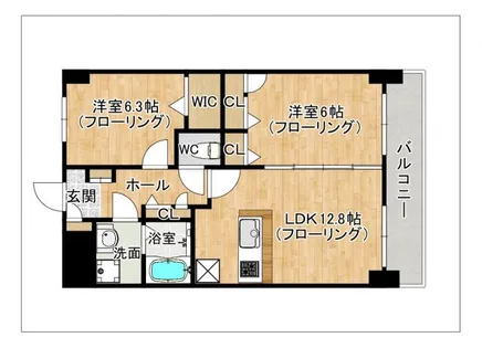 ネルツ飯倉【4階】の間取り
