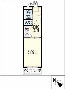 コンフォートコダマ【3階】の間取り
