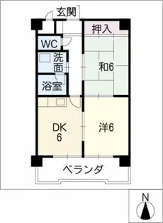 サン・ウィズ【5階】の間取り