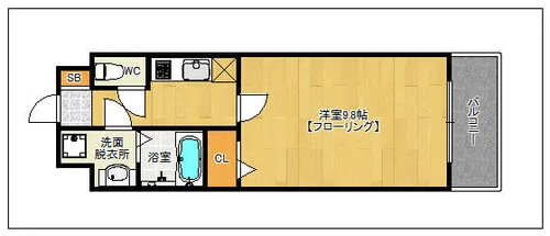 プランドール【7階】の間取り