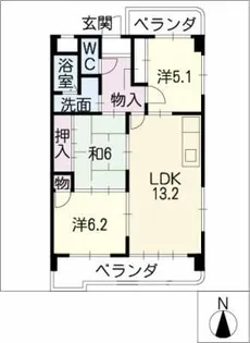 アニヴァーサリ【1階】の間取り
