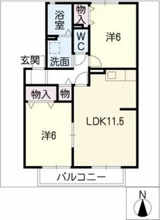 サン スオミ【2階】の間取り