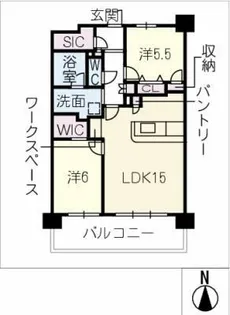 Gran Monsilva【2階】の間取り