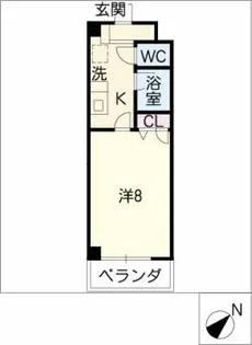 ベレーサ本山【2階】の間取り