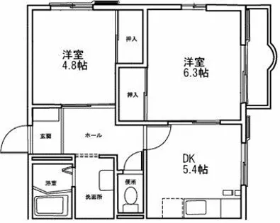 コート東浦【205号室】の間取り