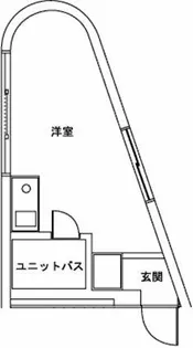 物部1Kハイツ【301号室】の間取り