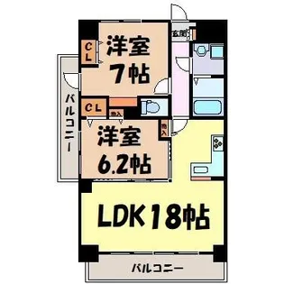 Alba Grande千種【12階】の間取り