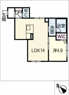 AMETHYST【1階】の間取り