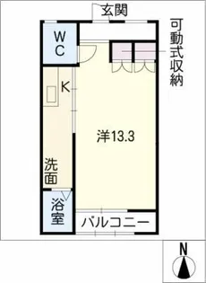 レジスタFC【2階】の間取り
