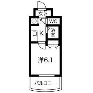 プレサンス覚王山ディースタイルⅡ【1002号室】の間取り