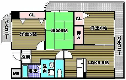 エクセレンシー・アイ【3階】の間取り