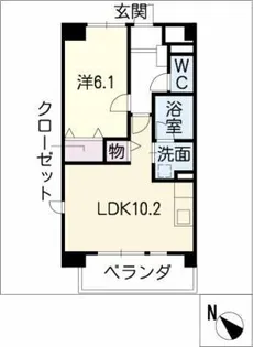 名藤ビル【6階】の間取り