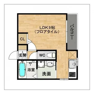 Aレガート和白II【201号室】の間取り