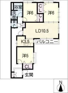 クワトロ90【2階】の間取り