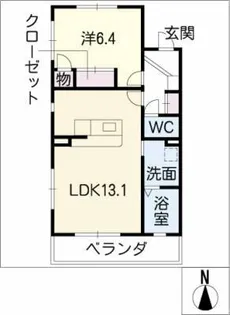 ルーチェ【1階】の間取り
