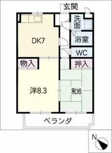 ローレルパレス【3階】の間取り