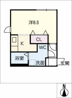ブランシェ吹上LA SOEUR【4階】の間取り