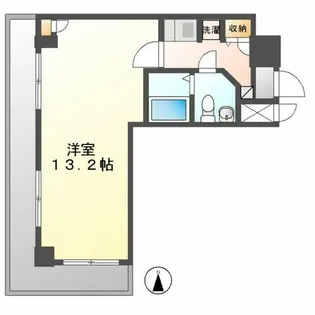 アーバンフラッツ新栄【504号室】の間取り