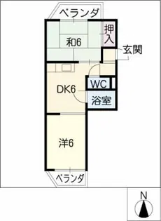 レジデンス入場PartⅡ【1階】の間取り