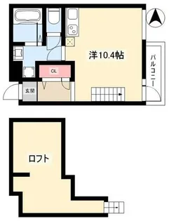 SuccessⅥ【307号室】の間取り