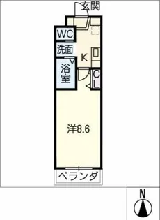 A・City羽根【2階】の間取り