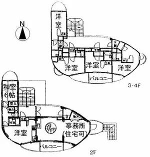 ラ・ビ・クレール【200号室】の間取り