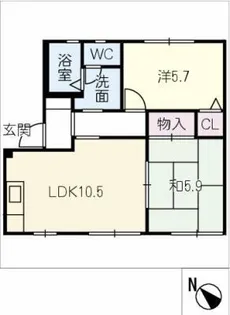 フォーレス森林公園 B棟【1階】の間取り