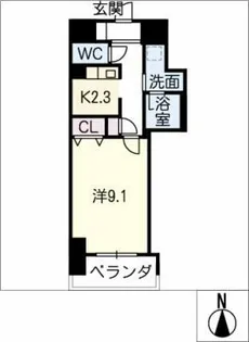 Diostanza【4階】の間取り