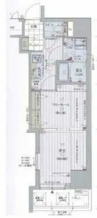 レジュールアッシュ梅田AXIA【13階】の間取り