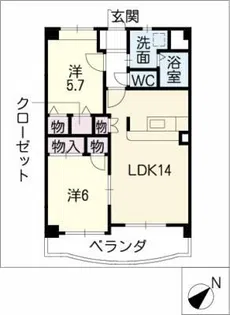 スターライト藤【2階】の間取り
