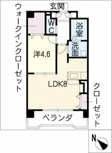 翠城Ⅰ【1階】の間取り