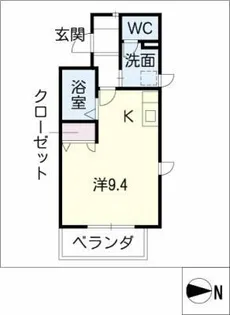 メゾン久栄 2【1階】の間取り