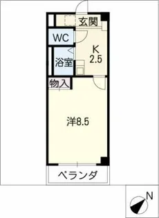 フォーブル川名【2階】の間取り