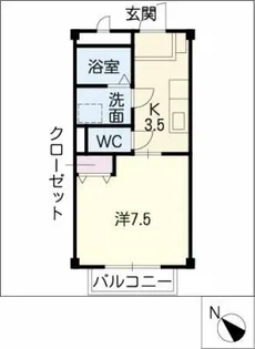 グリーンPatio【1階】の間取り