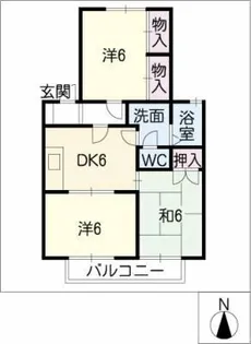 コンフォート【1階】の間取り
