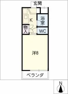 パークテラス鶴舞【4階】の間取り